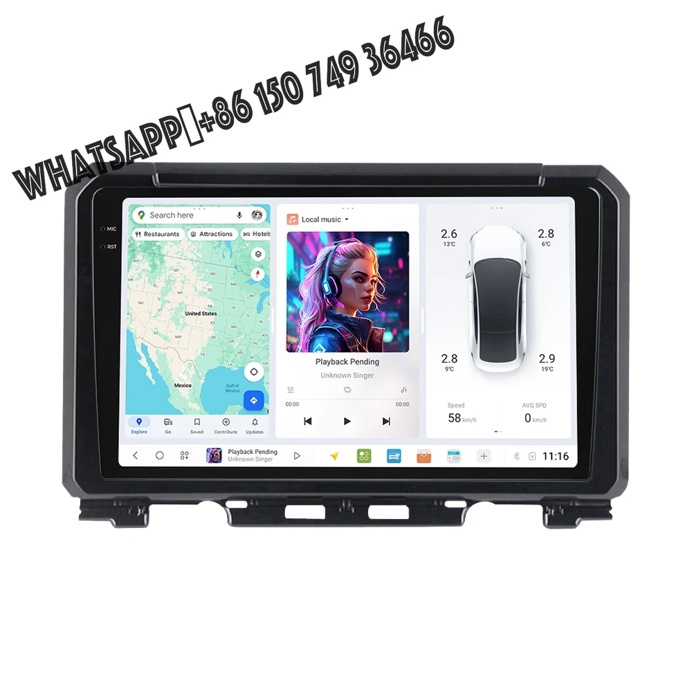 

New 8core 360 Camera Car-play Auto Car Gps Navigation For MEKEDE DUDU7 Android 2k Qled Screen for Suzuki Jimny 2018-2020