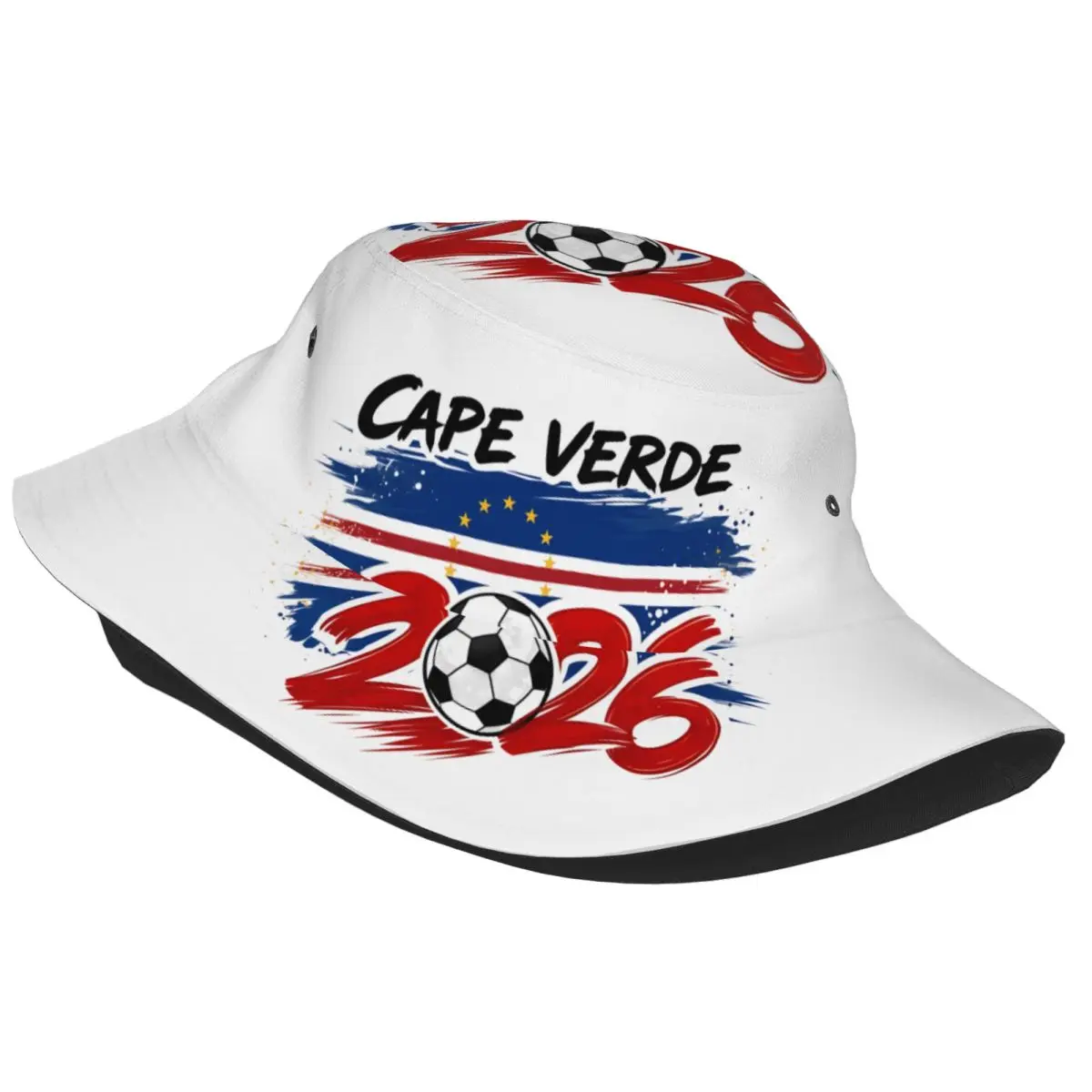 Cape Verde Bucket Hats Summer Beach Vacation Getaway Headwear Merch Football Soccer 2026 Fishing Cap for Camping Unisex Bob Hat