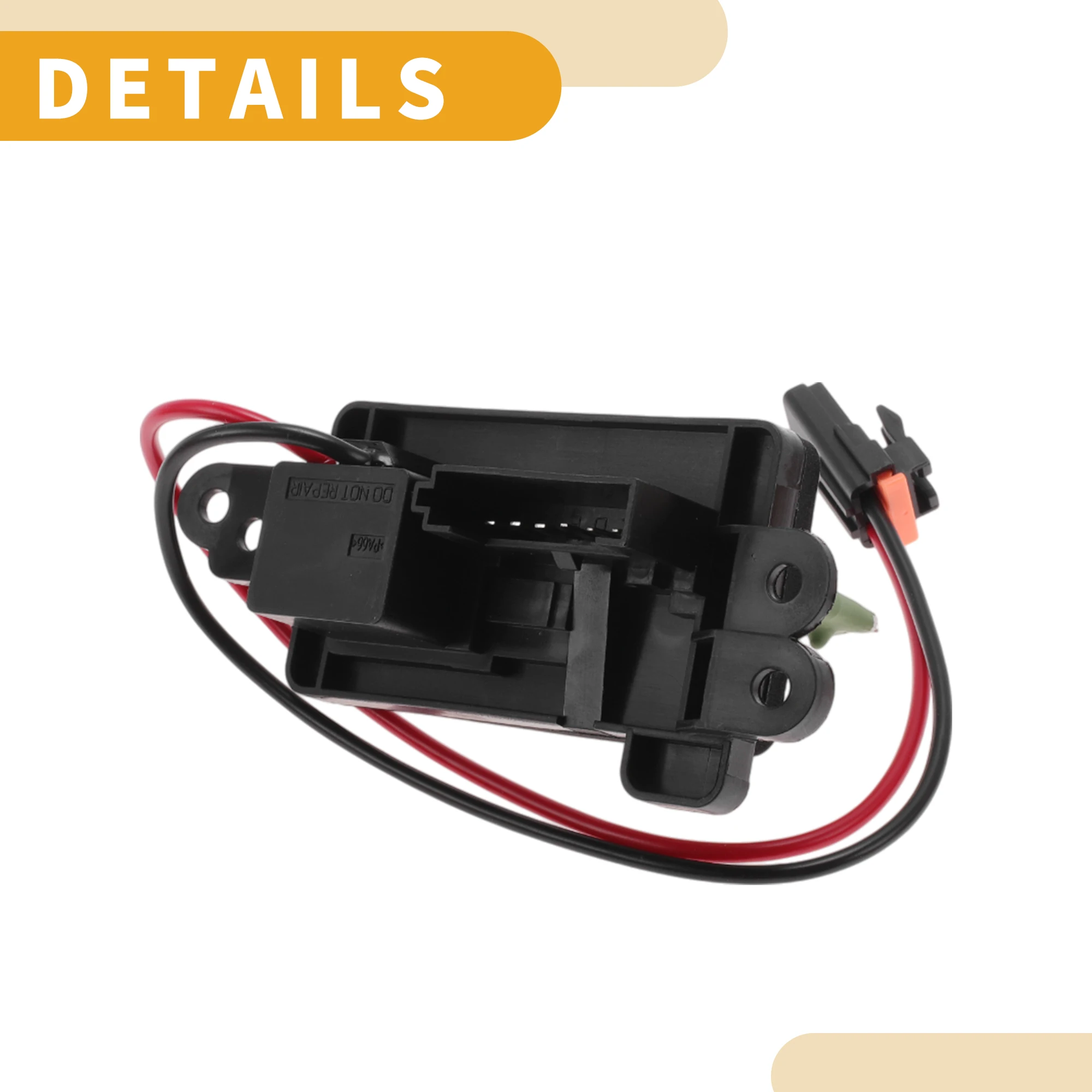 Resistor do motor do ventilador UXCELL HVAC No.89018604 para Chevrolet Trailblazer Plástico Metal