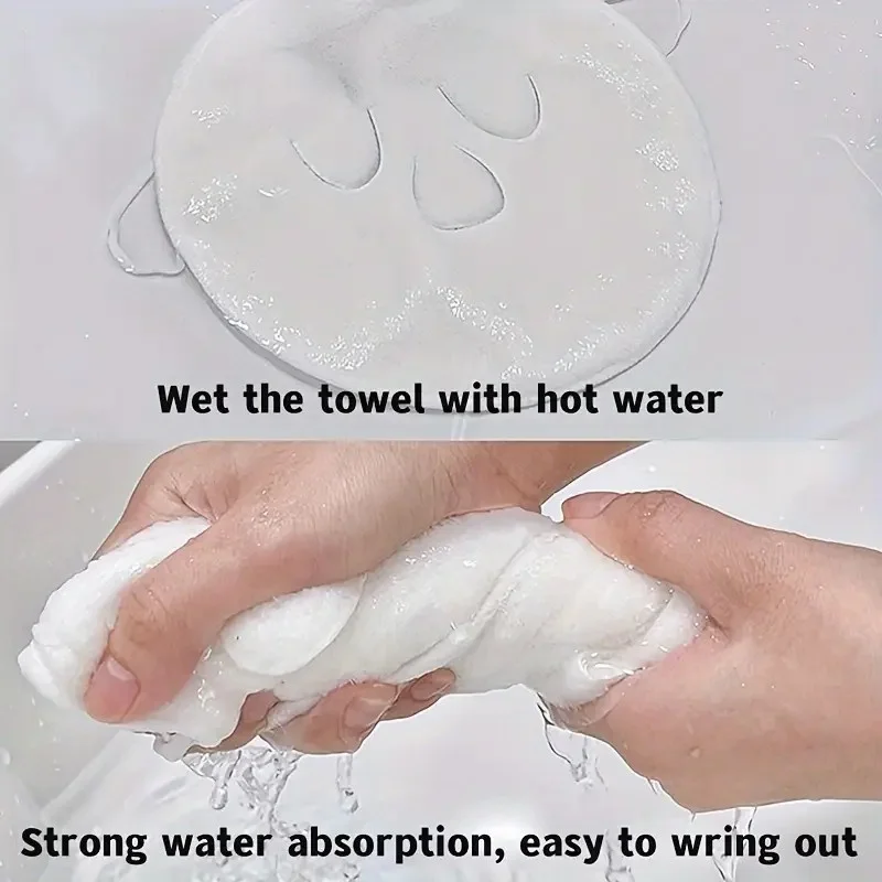 Face Steaming Towel Reusable Wet Compress Steamed Face Towel Skin Care Reusable Facial Steamer Thickened Salon Spa Beauty Tools