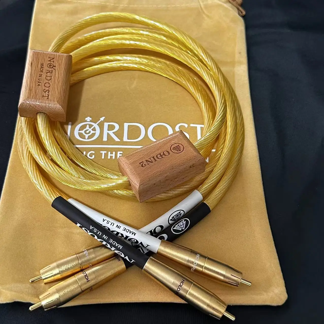 Nordost ODIN Gold RCA audio cable ODIN Gold XLR odin gold Reference interconnects RCA cable Audiophile for amplifier CD