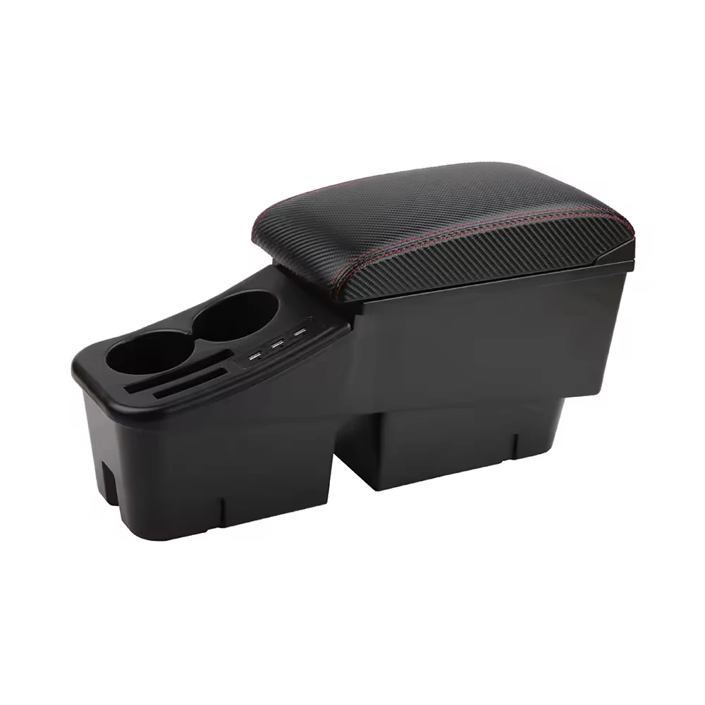 Mercedez-benz V260 Front Car Center Console Storage Compartment Cup Holder USB Charger Luxury Armrest In-car