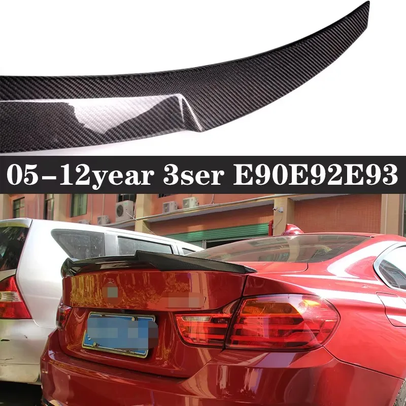 

For BMW 3 Series E90 E92 E93 320i 330i 325i Carbon Fiber Spoiler Shunt Rear Tail fins Duckbill Car Wing Retrofit the rear wing