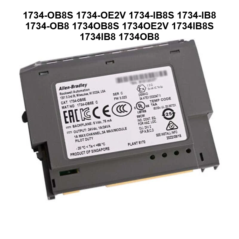 

Brand New Original 1734-OB8S 1734-OE2V 1734-IB8S 1734-IB8 1734-OB8 1734OB8S 1734OE2V 1734IB8S 1734IB8 1734OB8
