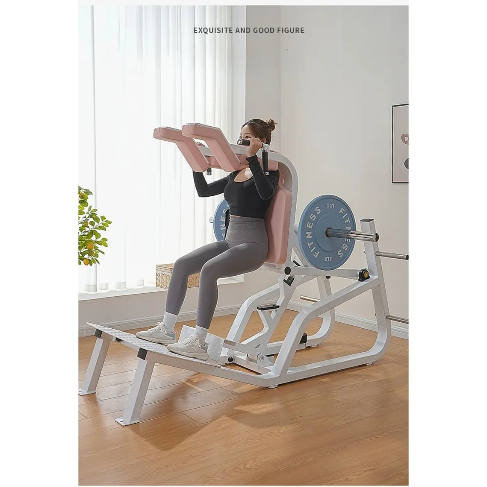 Hack Squat Machine Equipo de fitness Entrenamiento de fuerza Prensa de piernas Hack Squat Gym Shaping Puente de cadera