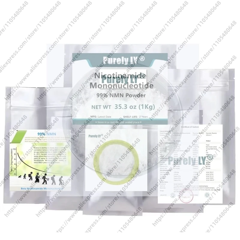 NO.098 99% Nicotinamida Mononucleótido, Polvo de NMN Personalizado, DIY, Hecho en Casa, Precio Base de Fábrica AliExpress, Entrega Rápida Global