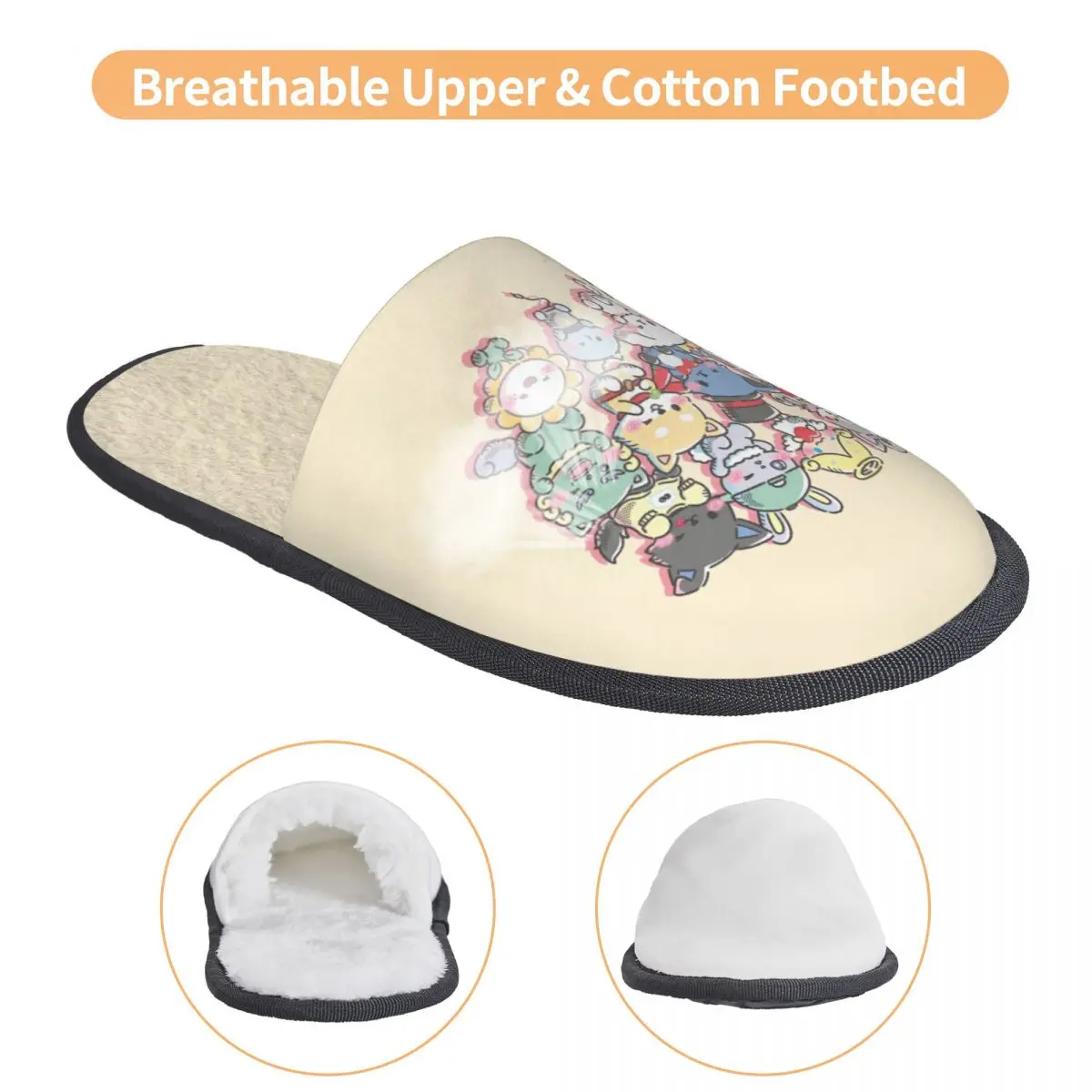مخصص J-JO1 اليابانية الصبي الفرقة الكرتون شبشب منزل النساء مريح رغوة الذاكرة الانزلاق على غرفة نوم النعال الأحذية