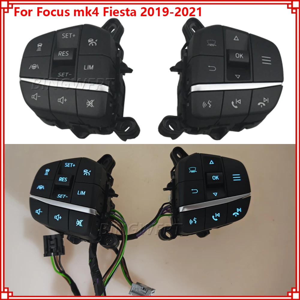 

Для Ford MK4 Fiesta 2019-2021 новая кнопка круиз-контроля CAN LIM, кнопка переключения громкости автомобиля на руле, ограниченное количество скоростей звука