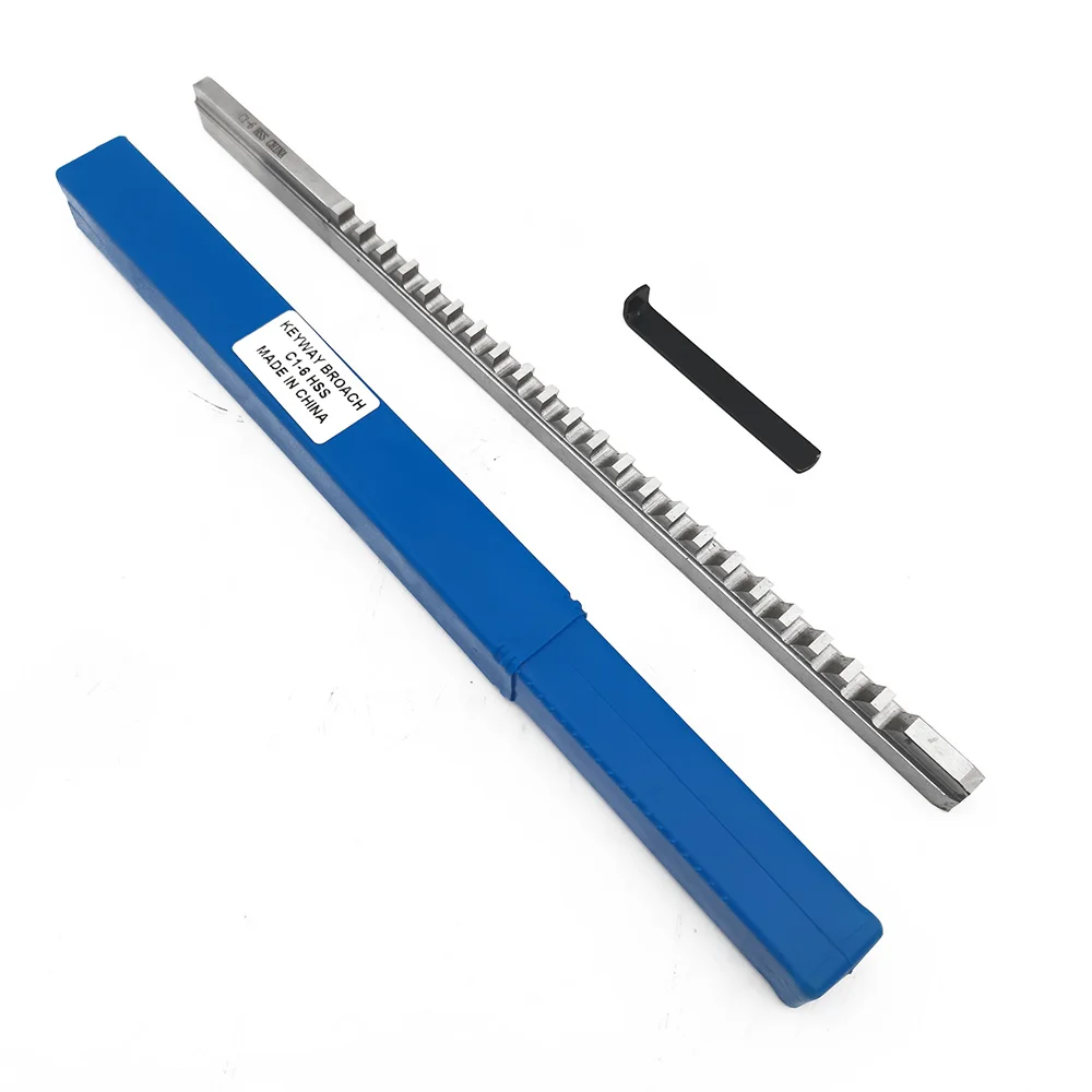 Keyway Broach 8mm 6mm 5mm C Push Type Metric Size Broach High Speed Steel Keyway Cutting Tool for Router knife