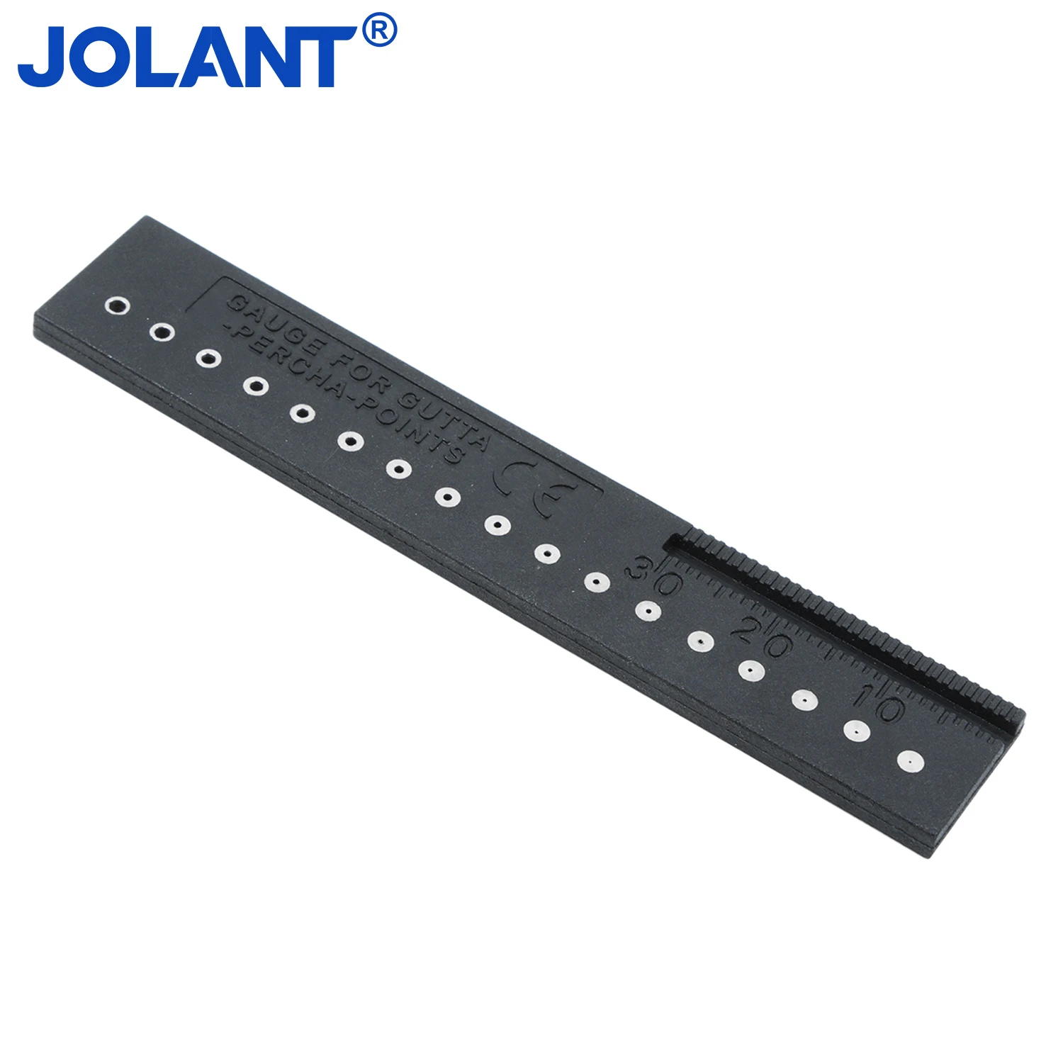 JOLANT Dental Endo Rulers with Metal Circle for Gutta Percha Measuring Ruler Span Dentist Measuring Tools