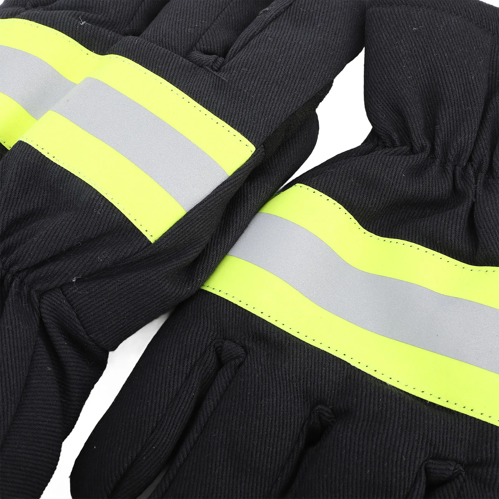 ZK40 Firefighter Gloves Flame Resistant Soft Comfortable 27cm Length Safety Working Extrication Rescue Gloves Welding