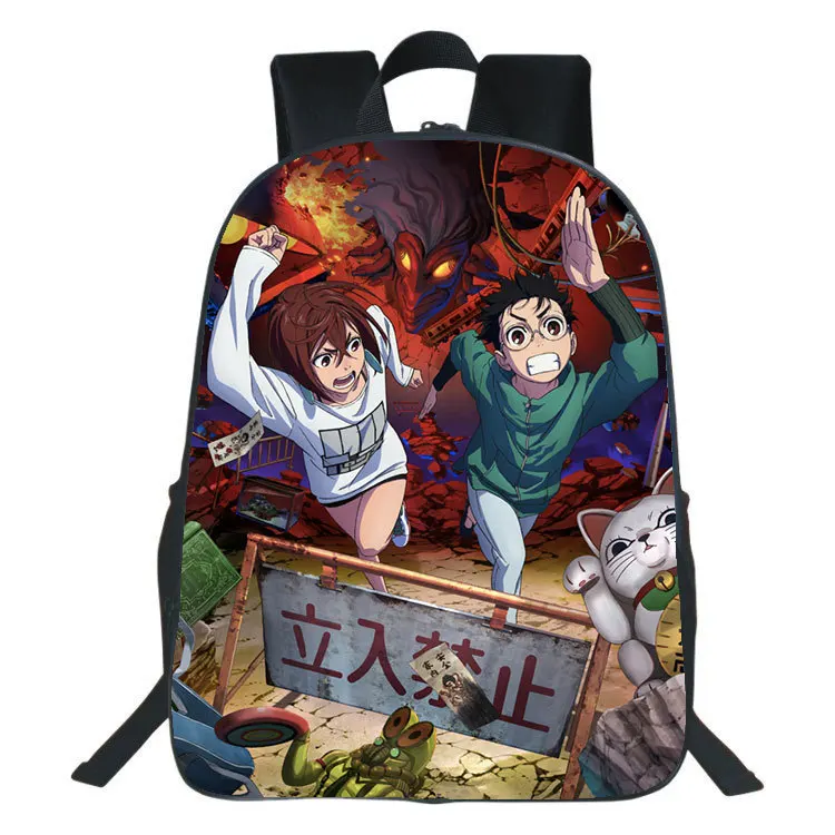 Dandadan Backpack Cartoon Student Schoolbags Women Men Laptop Rucksack Outdoor Travel Daypack