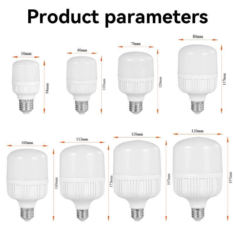 E27 Led Lamp Bulb 220v For Living Room LED Highlight Lamp Electric Light Energy Saving Lights Bulb 5W 10W 15W 20W 30W Cold White