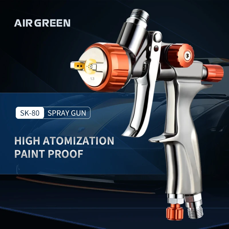 Original SICO SK-80 Sheet Metal Paint Varnish Primer High Atomization Pneumatic Spray Gun Air Spray Gun