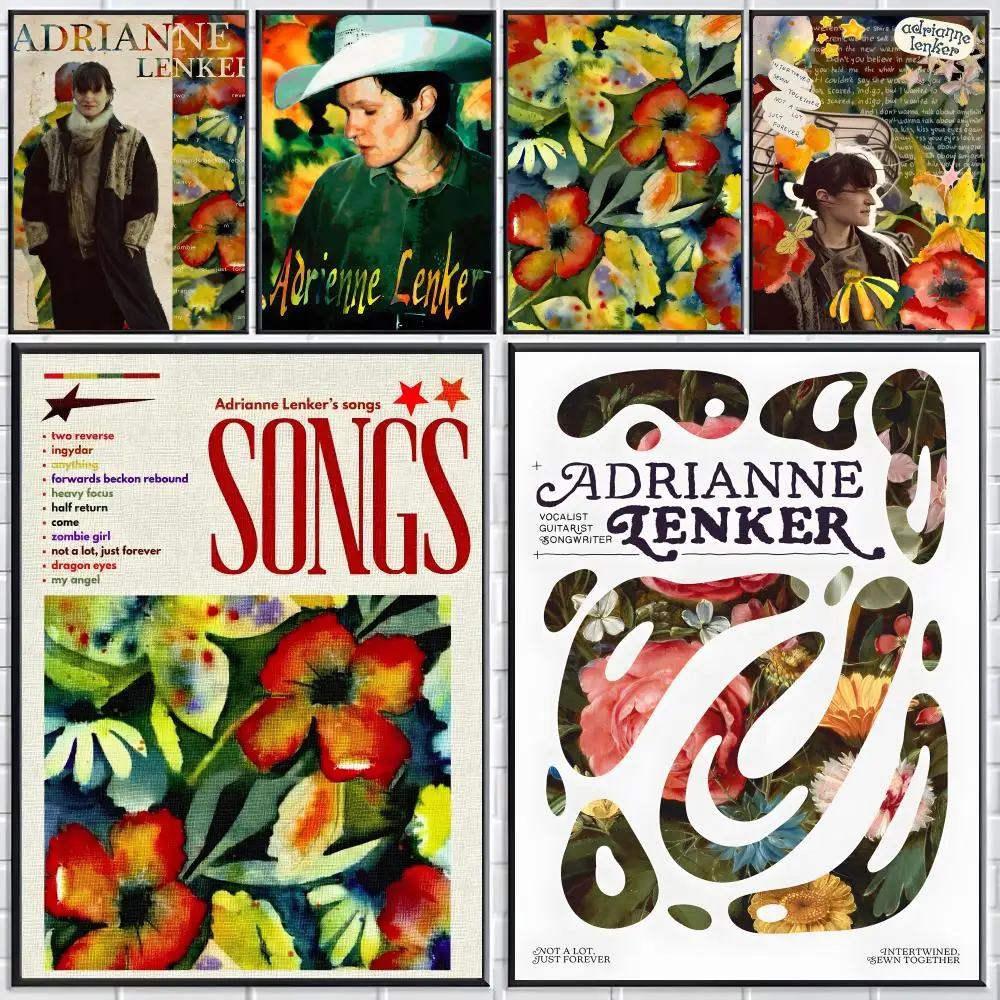 Music Adrianne Lenker Poster Modern Elegant Wall Stickers, Home Decor Poster, Wall Art for Living Room & Dorm