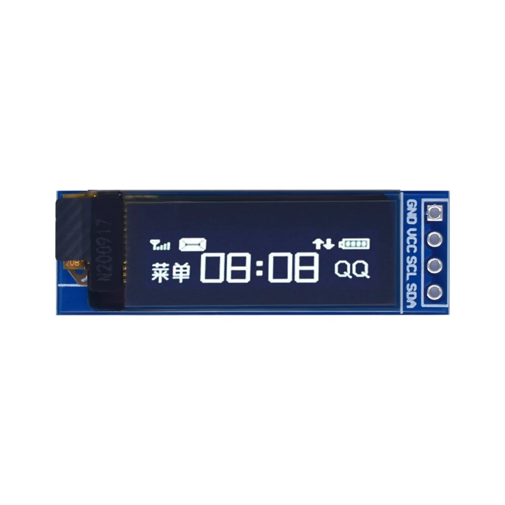 091 inch OLED LCD screen module 128 by 32 display screen 4 pin iic interface SSD1306 starting from 2 pieces