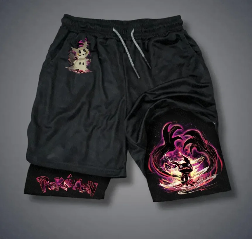 shorts-esportivos-oficiais-pokemon-anime-collaboration-shorts-unissex-estilo-kei-retro-respiravel-de-secagem-rapida-para-badminton