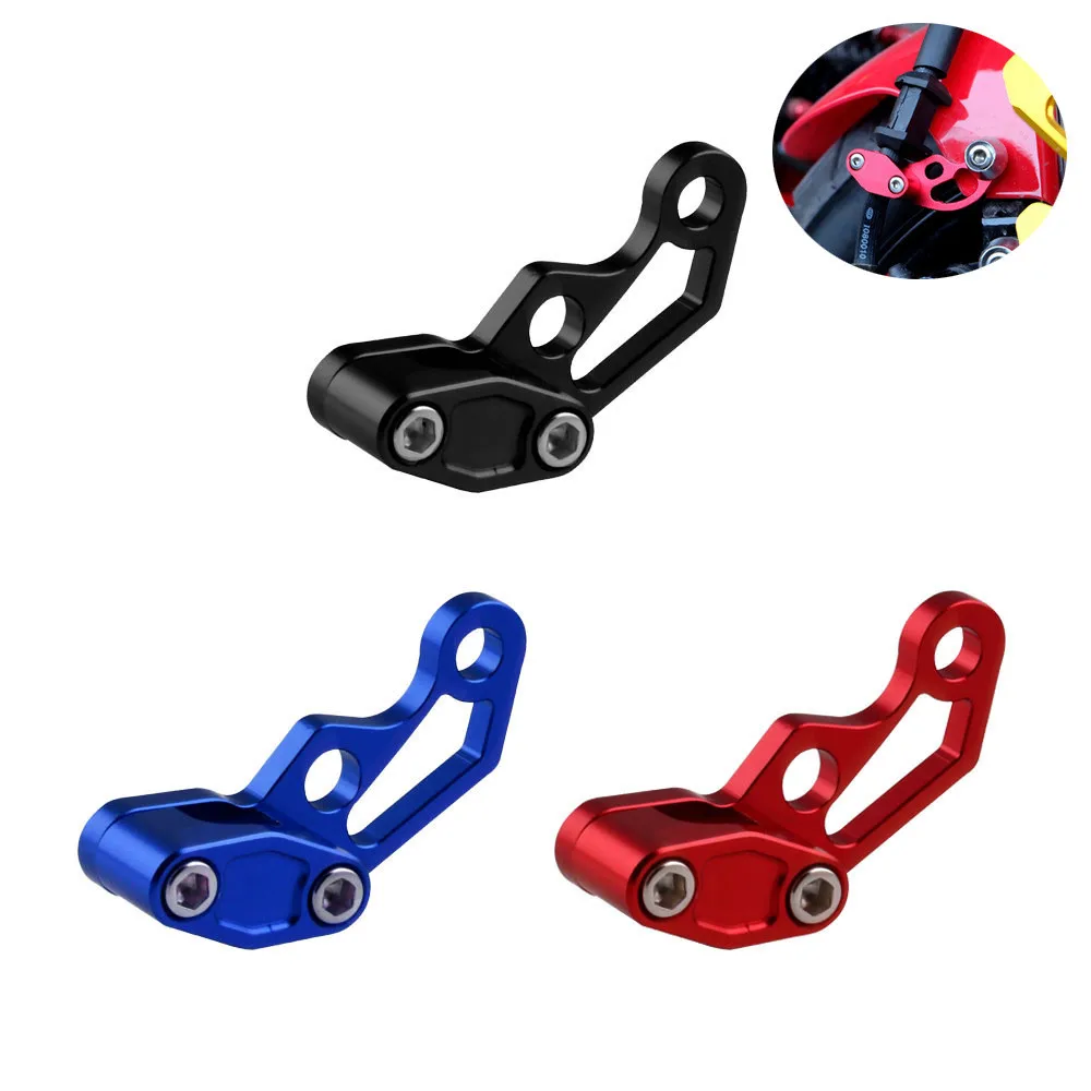 

For Honda Yamaha Suzuki Motorcycle Brake Hose Clip Modified Oil Hose Brake Line Clamp Protector Universal Aluminum Alloy Clip