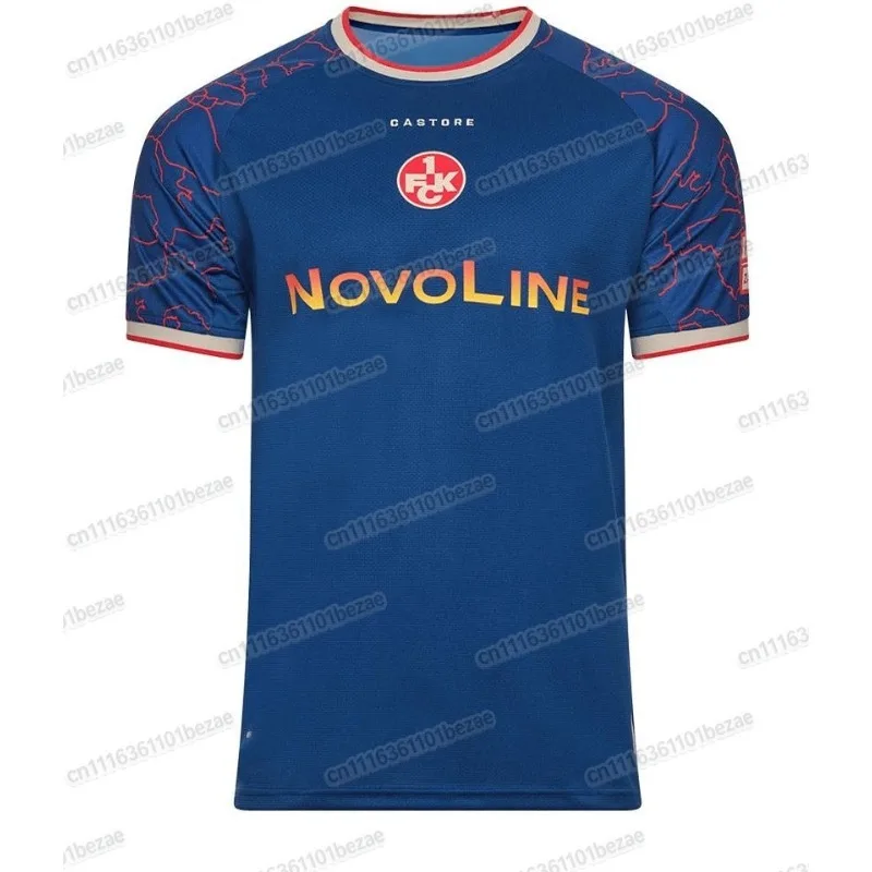 Familien-Fan-Top, Fußballtrikot für Erwachsene, Kaiserslautern Auswärtstrikot, atmungsaktives Fußballtrikot, 3D-gedrucktes atmungsaktives T-Shirt – Detail 7