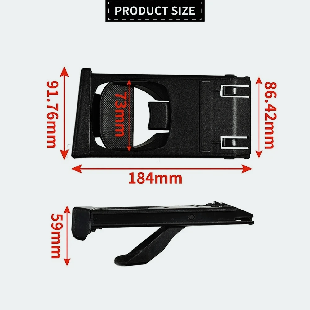 

Para Toyota Hilux Vigo SR Pickup Fortuner 2004-2015 portavasos Interior izquierdo o derecho para salpicadero negro 55604-0K010 5