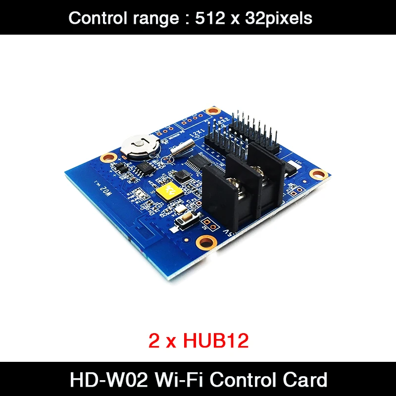 HD-W02 Simple-Double Couleur Wifi Sans Fil LED Carte De Contrôle pour P10 LED Signe Contrôleur Prend En Charge L'application Mobile
