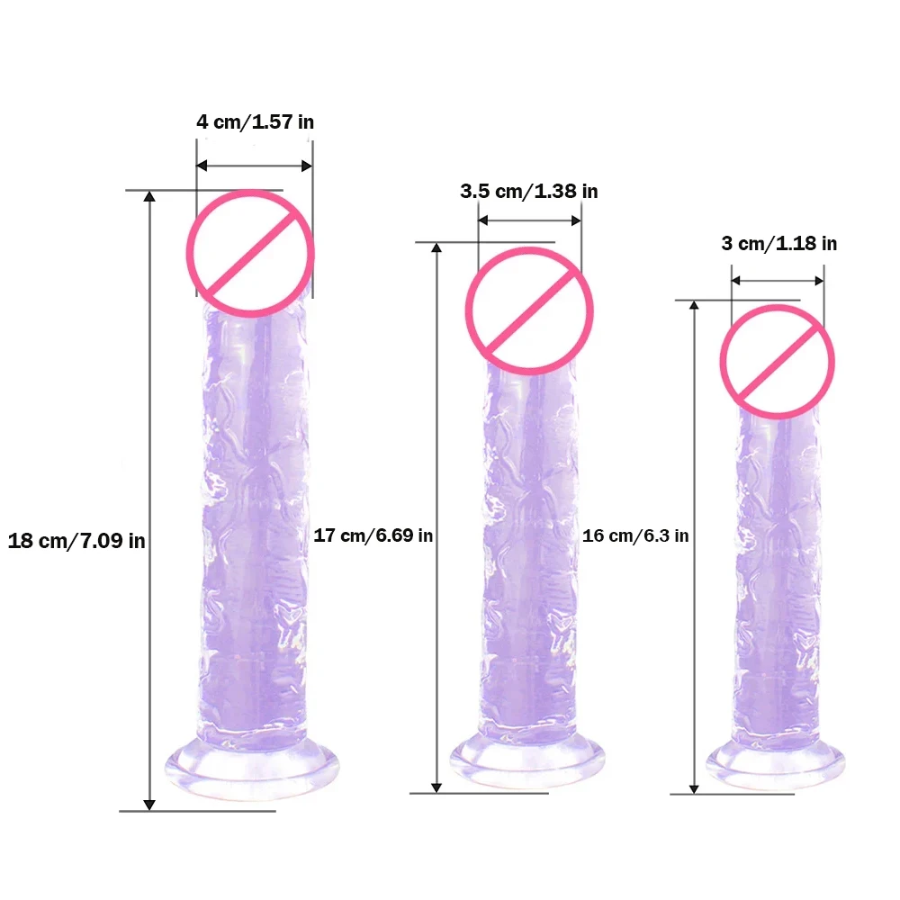 Manual Simulation Soft Dildo,Multi-color Suction Cup Dildo,Sex Toys,Sexy Toys,sexual toys for women,adult items for masterbation image 2