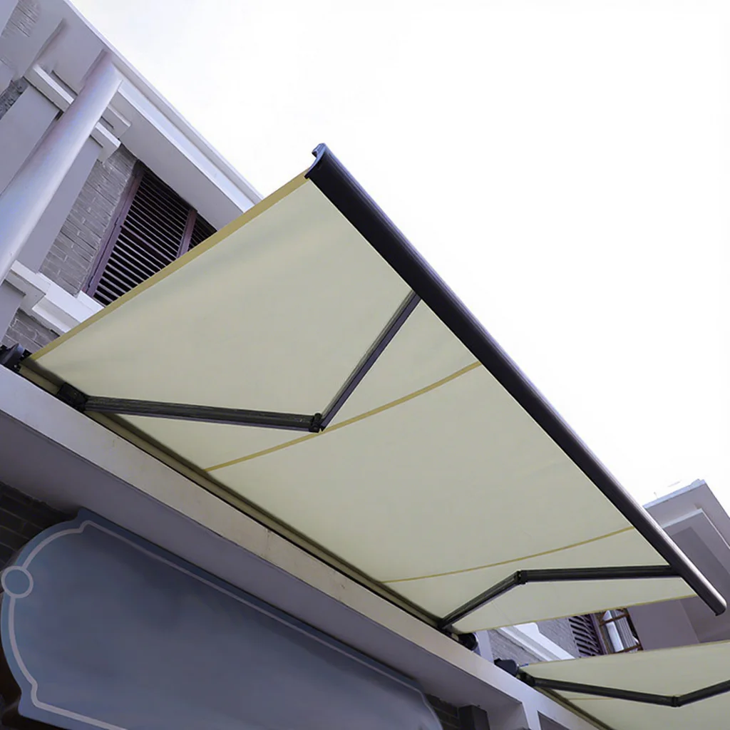 

ATV&UTVPremium Commercial Full Cassette Awning Sunshade for Shop Heavy Duty Aluminum Folding Arm Retractable Awning