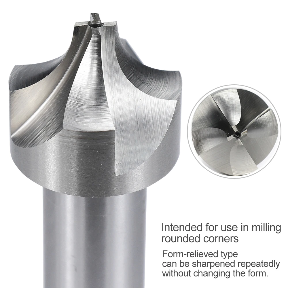 XCAN Corner Rounding End Mill R2 HSS Radius Milling Cutter CNC Router Bit