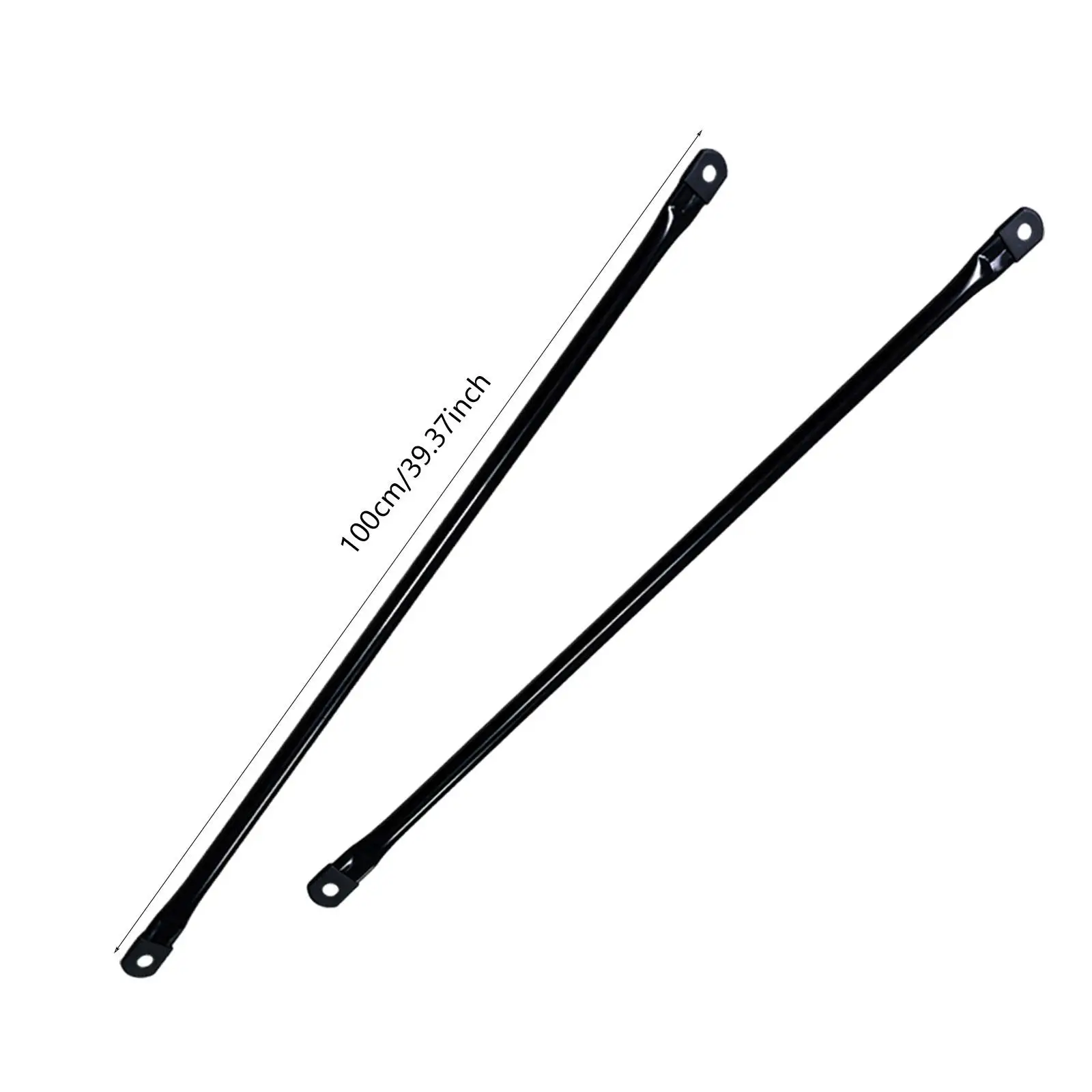 2Pcs Swing Replacement Bars Metal Swing Hanging Rods for Garden Swing Seat