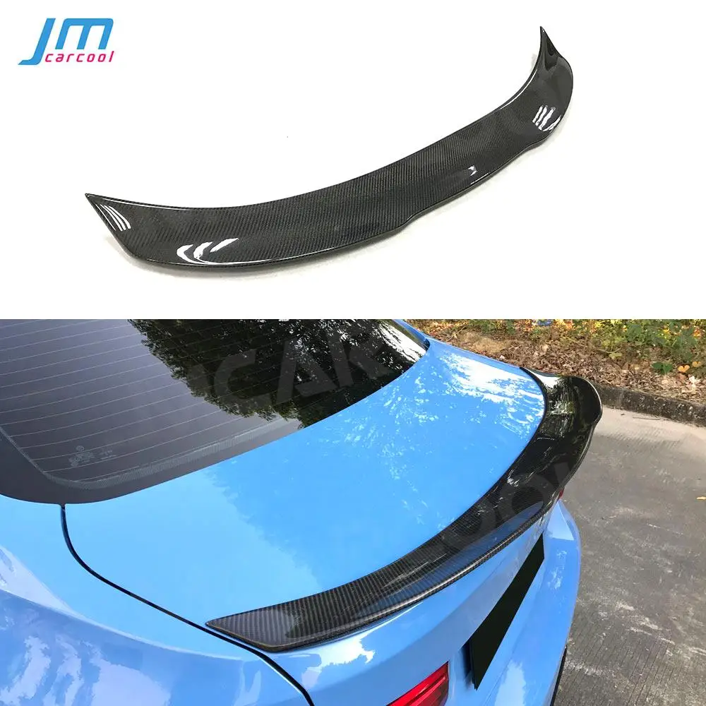 

For BMW 3 Series F30 F80 M3 320i 328i 335i 328d 2012-2018 Rear Spoiler Carbon Fiber / FRP PS-M Style boot Duck Wings Spoiler