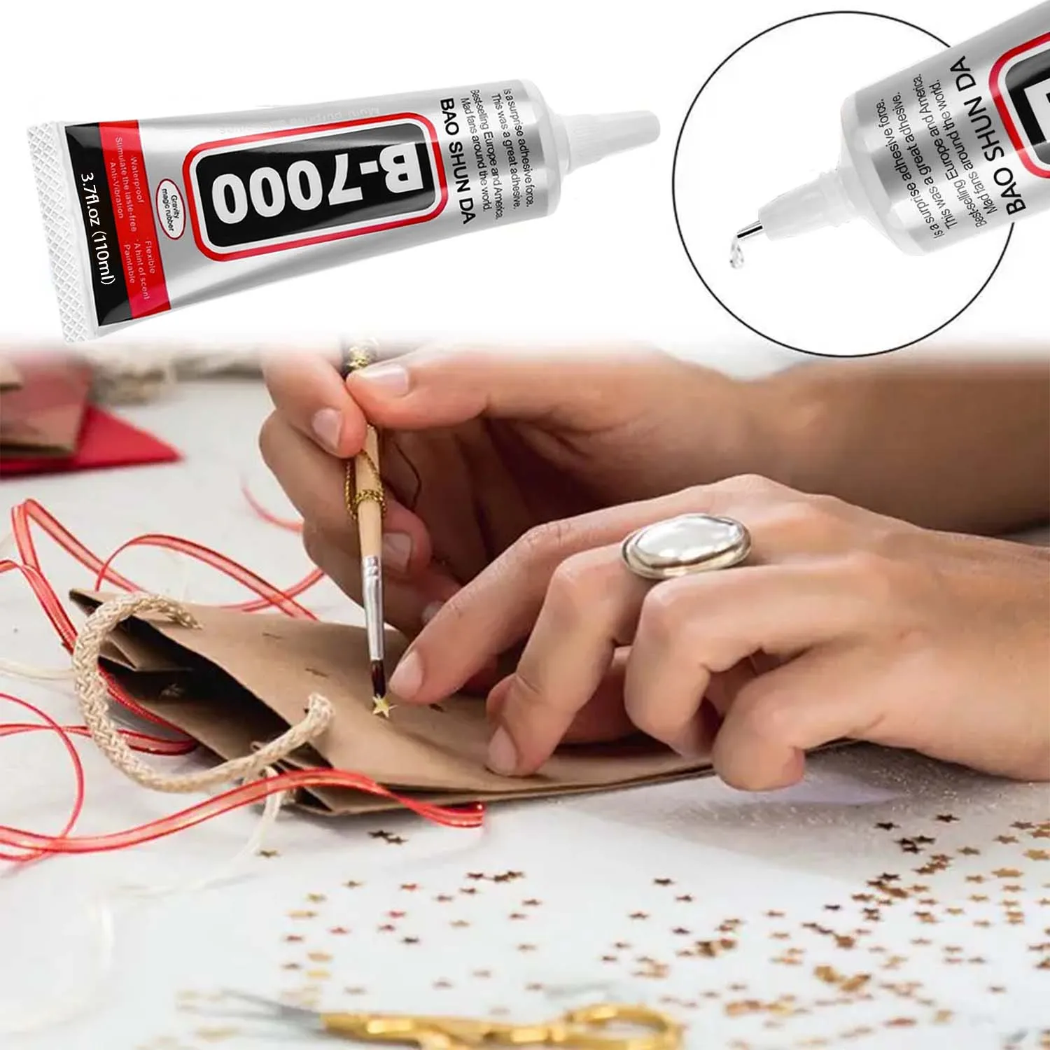 6PCS 15/25mL B7000 Jewellery Glue DIY Craft Accessories Mobile Phone Cases Touchscreen Glass Repair Liquid Super Adhesive.