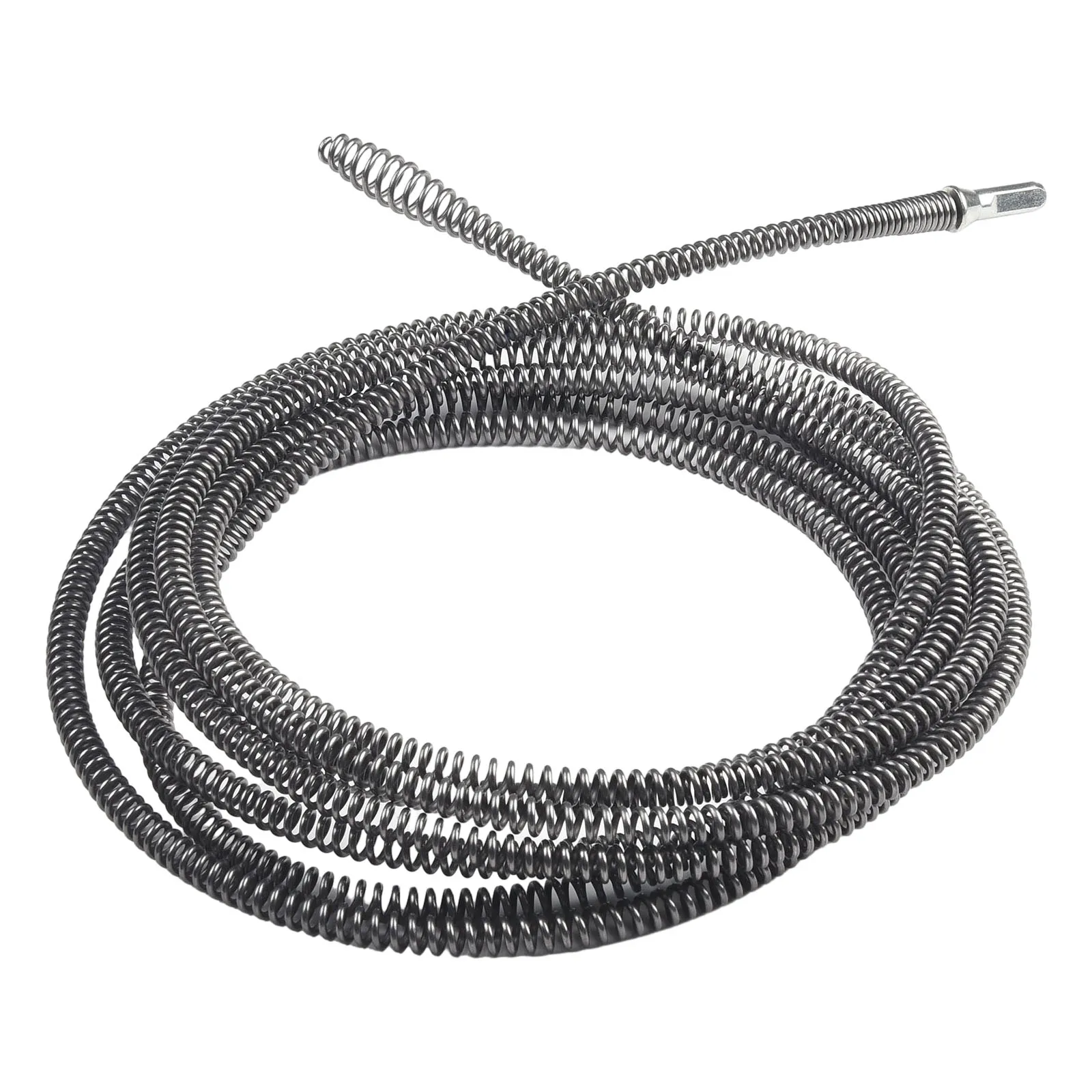 Drain Cleaner Pipe Unclog Spring Anti-Rust Sewer Sink Basin Pipeline sewer  5 meter drain dredging  tool