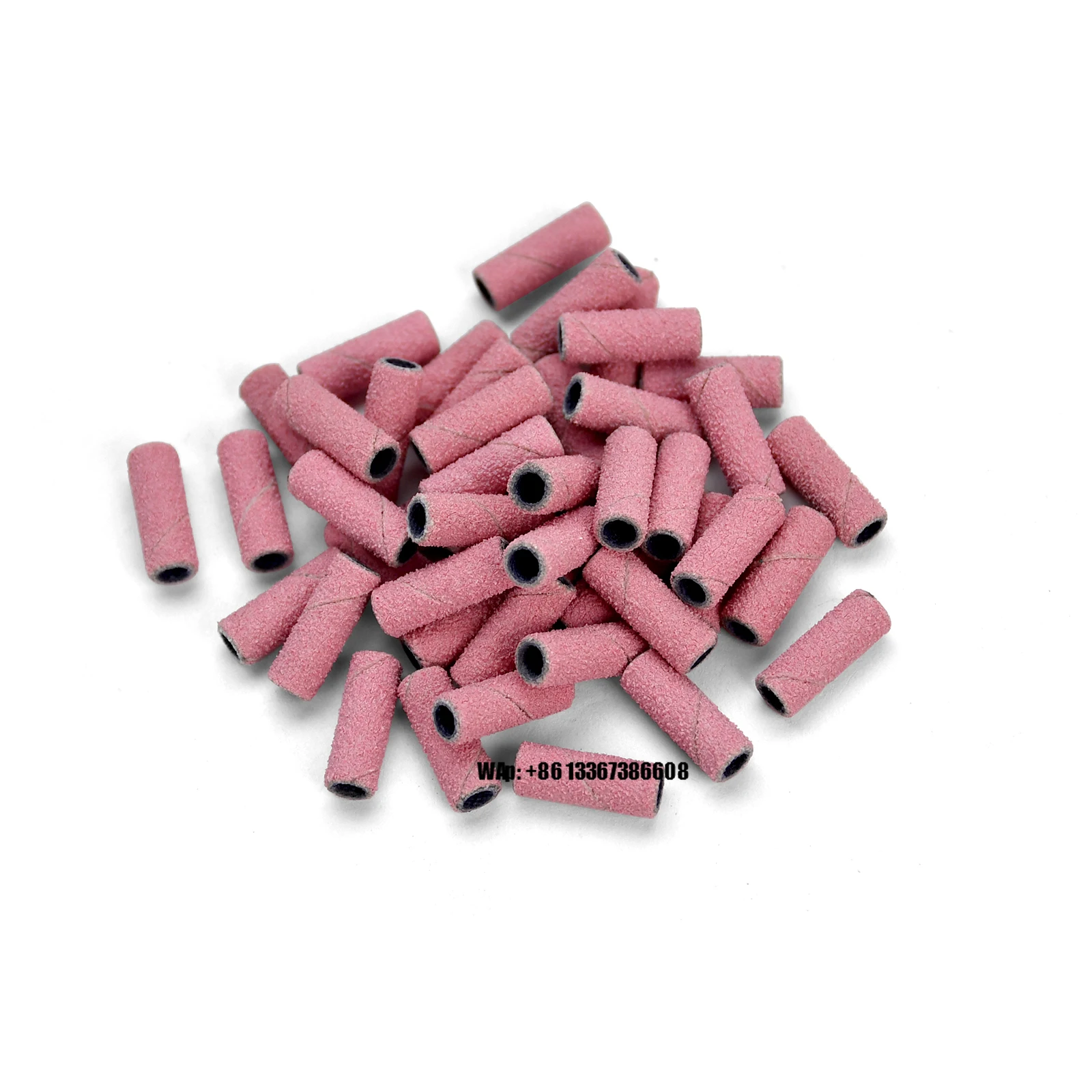 

Professional Manicure Small 3mm Sanding Band 100/150/240 Grit for Nail Drill Bits