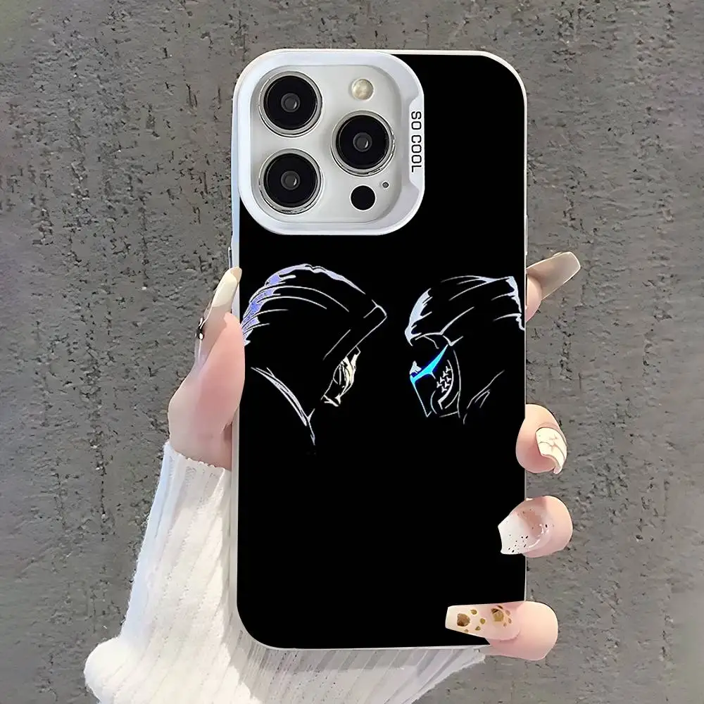 Funda de teléfono Game M-Mortal Kombat para iPhone 17,16,15,14,13,12,11,Pro,XS,Max,Plus,Mini,SE, funda mate de caramelo blanco a prueba de golpes