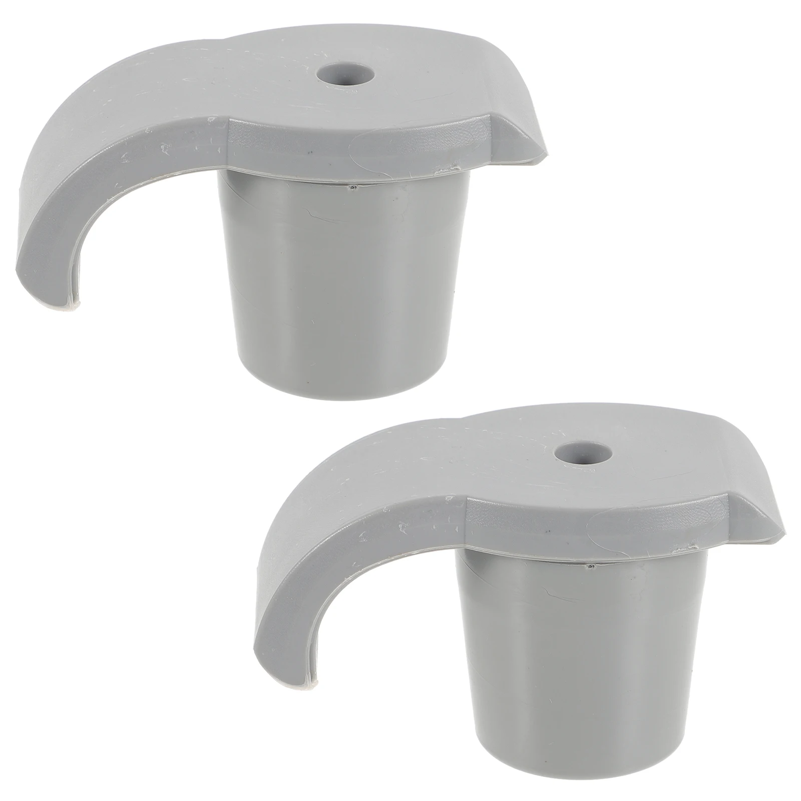 

2pcs Walker Ski Glides Lightweight Durable Elderly Feet Nonstick Tips Anti Slip Small Sliders Easy Install Plastic Wheelchair