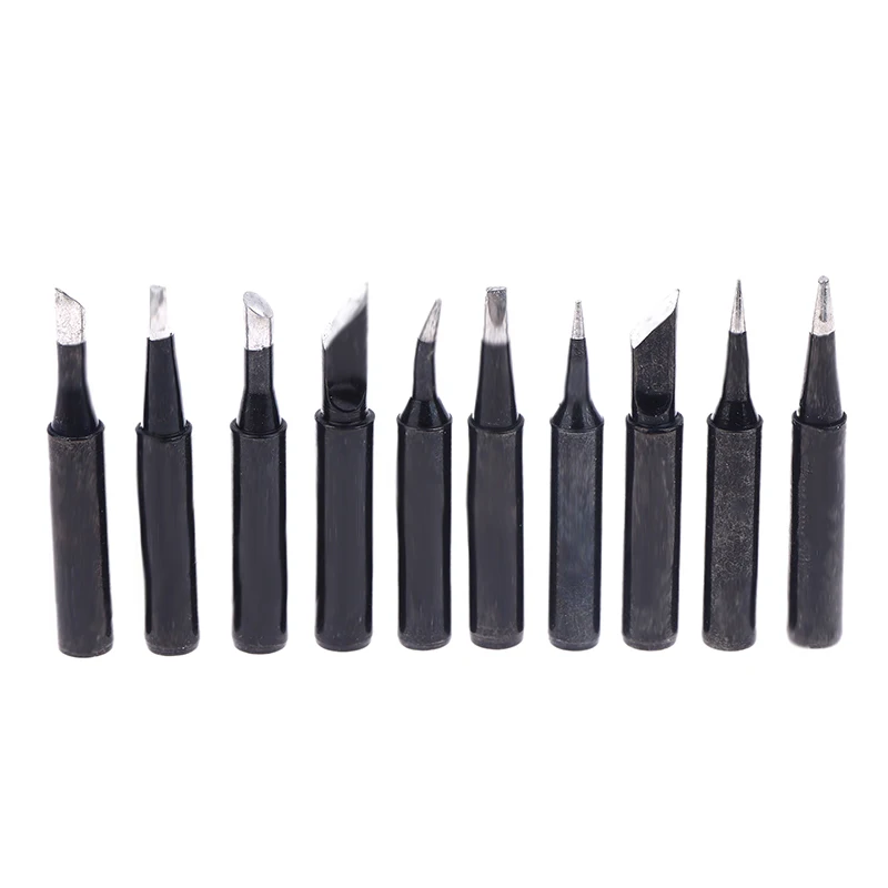 Customize Your Welding Station with 5Pcs/Pack 900M-T-I 900M-T-IS 900M-T-K Iron Soldering Tips in Black Copper
