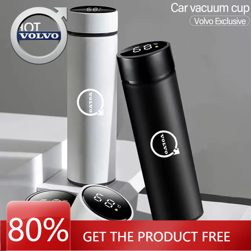 

Подстаканники с логотипом автомобиля, термос, герметичная чашка, портативная бутылка, автоаксессуары для Volvo Rdesign V60 V40 XC90 S60 C30 XC60 V50 V70 S