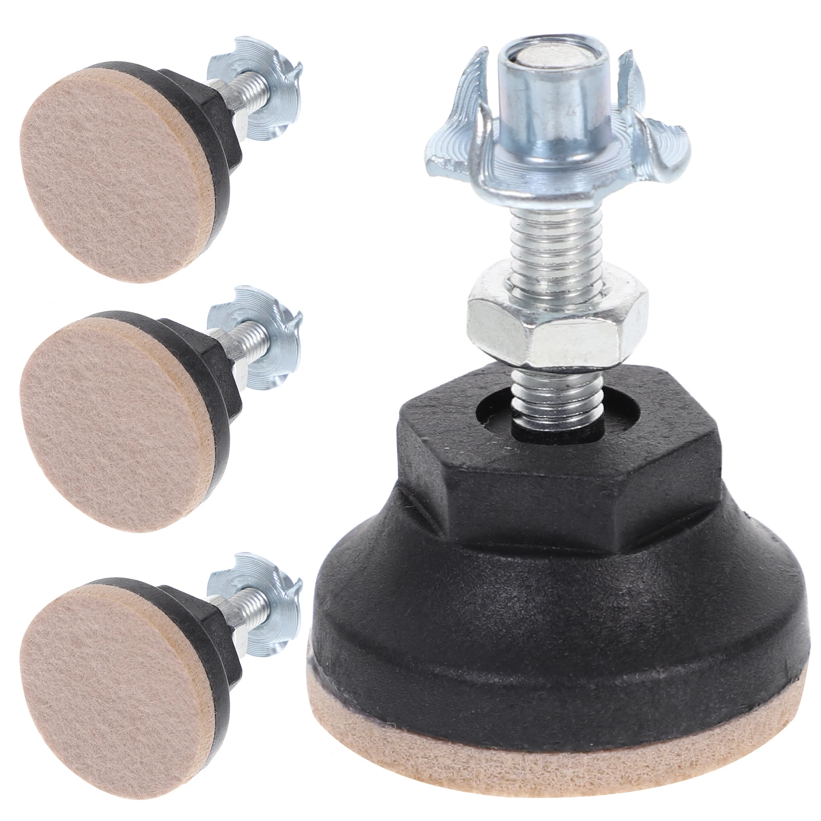 8 viti livellatrici per mobili piedini livellanti regolabili design in feltro robusto gambe per sedie resistenti piedi per tavoli casa per tavoli