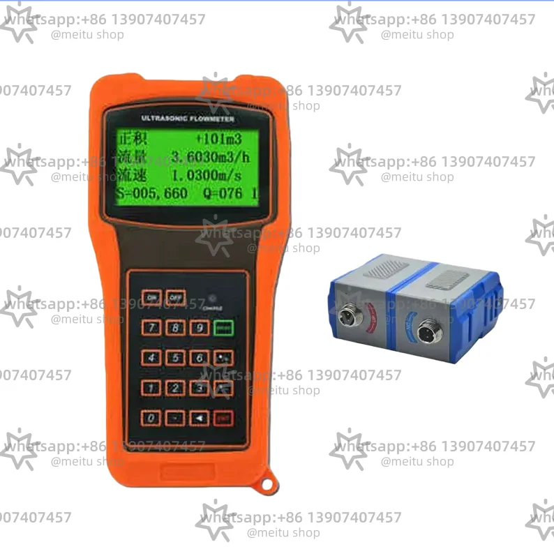 

TUF-2000H Портативный портативный интеллектуальный ультразвуковой расходомер жидкости с калибром