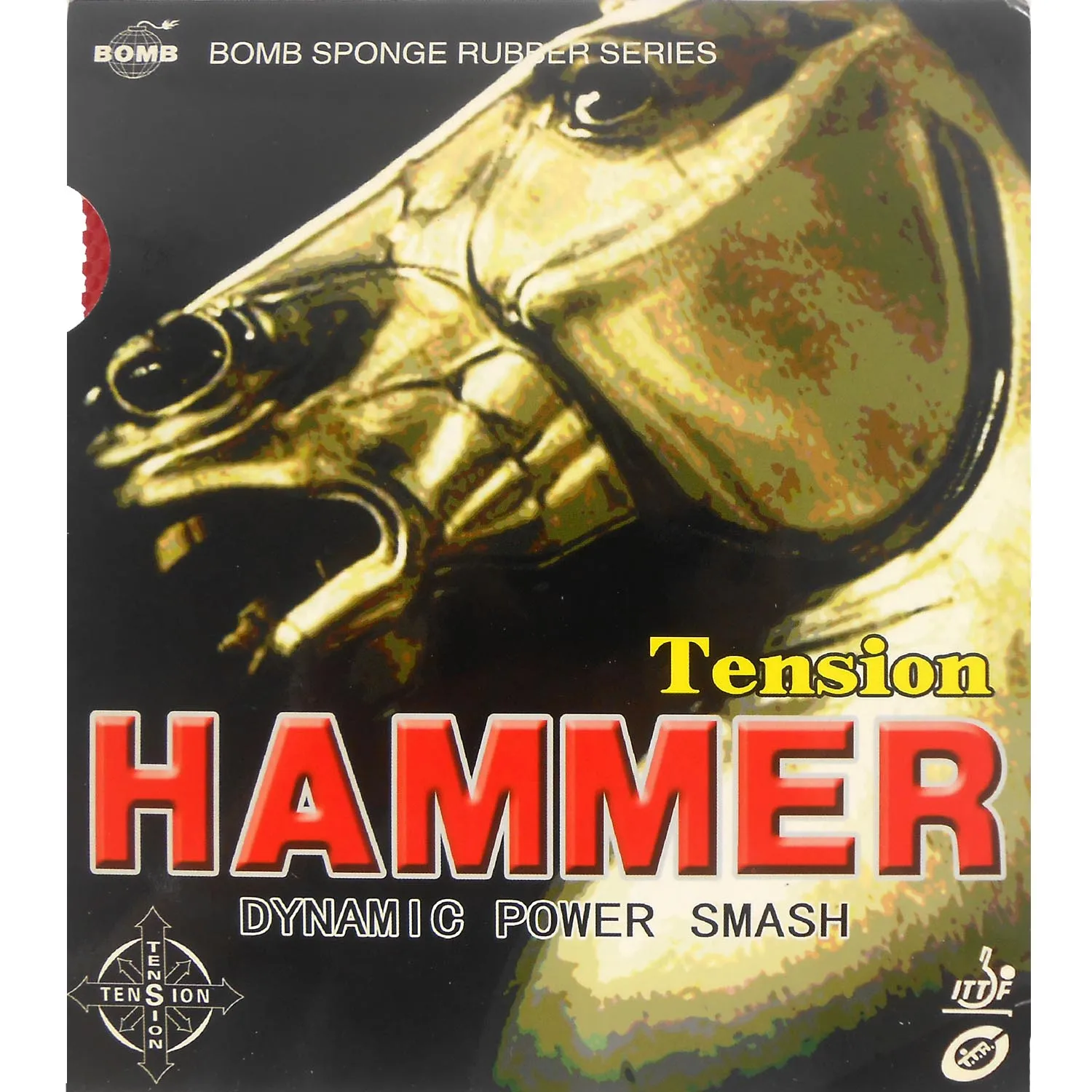 Original Epoch tension HAMMER table tennis rubber dynamic power smash table tennis rackets pimples out racquet sports image 2