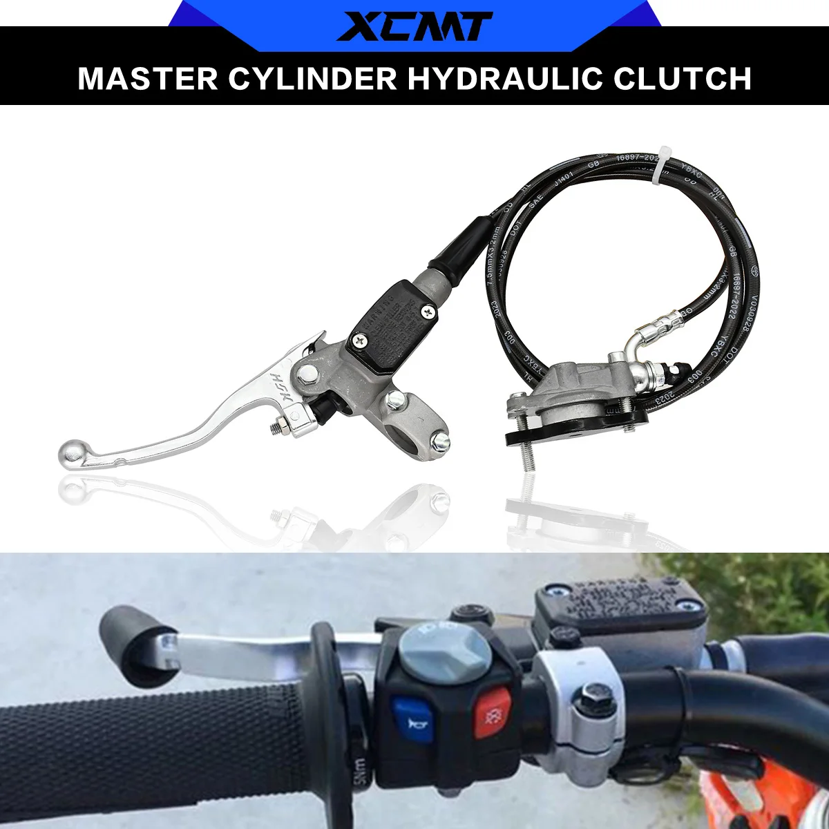 

Для KTM EXC EXCF SX SXF XC XCF Для Husqvarna TE FE TX FX TC Мотоцикл Гідравлический главный цилиндр сцепления в сборе Масляный шланг Труба