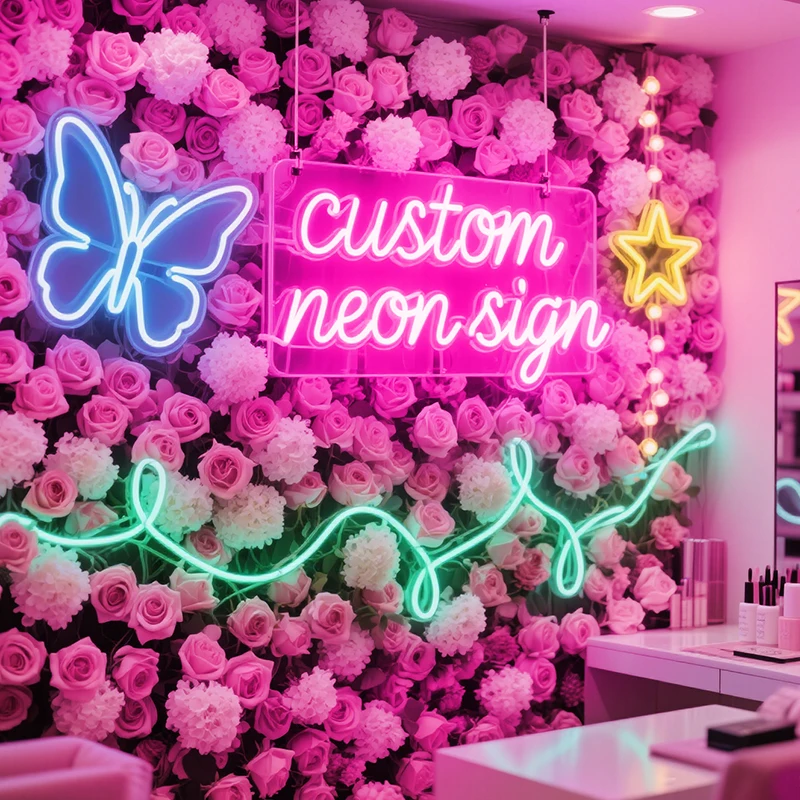 Custom Neon Sign Neon Light Sign Led Letter Outdoor Indoor Waterproof for Wedding Neon Birthday Party Store Bar Room Decor