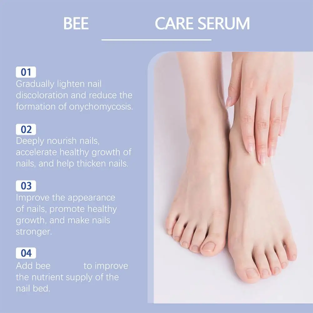 15ml Bee Care Serum Foot Treatment Solution Professional Toe Nails Repair Nail Care Solution For Toe nail E0B4