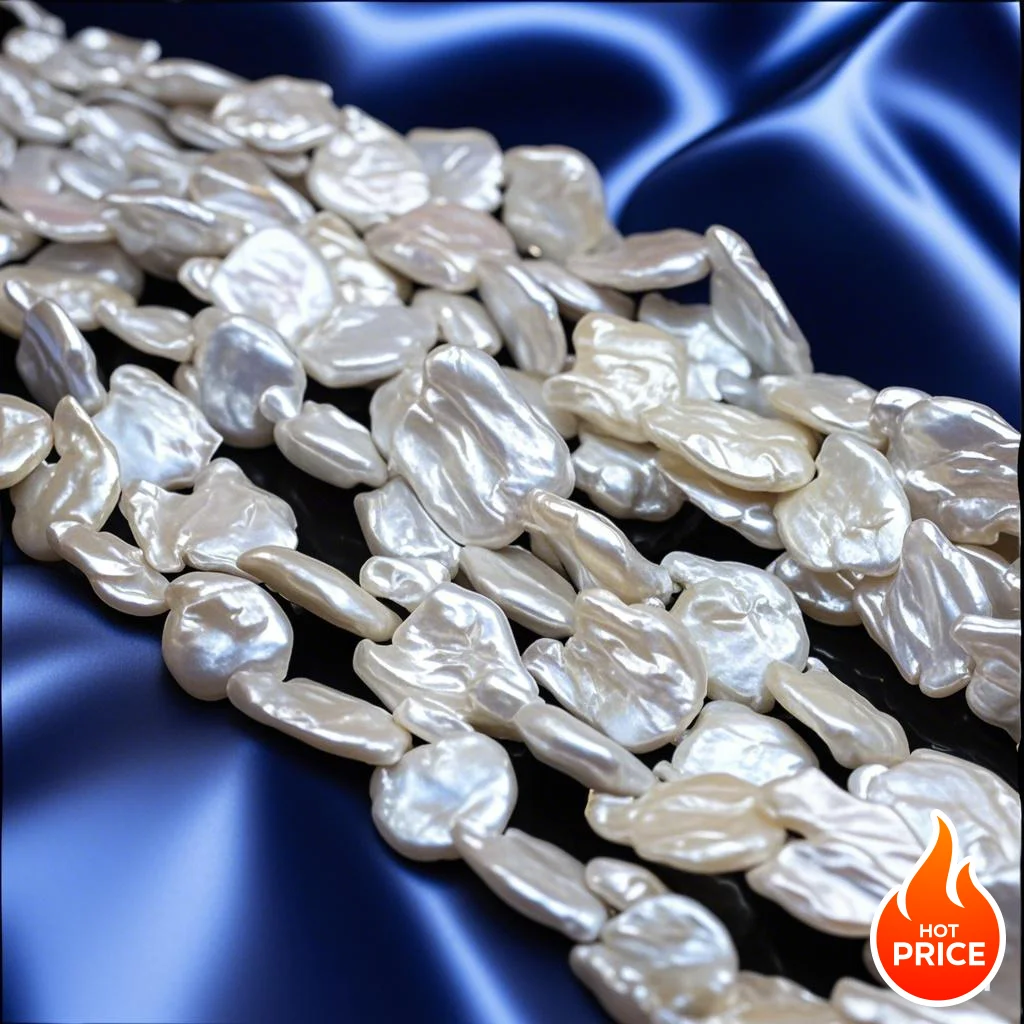 

25x20mm 6A Elegant Natural Freshwater Exquisite Petal Baroque High-qualit Jewelry Making DIY Necklace Braclet Earrings Accessory