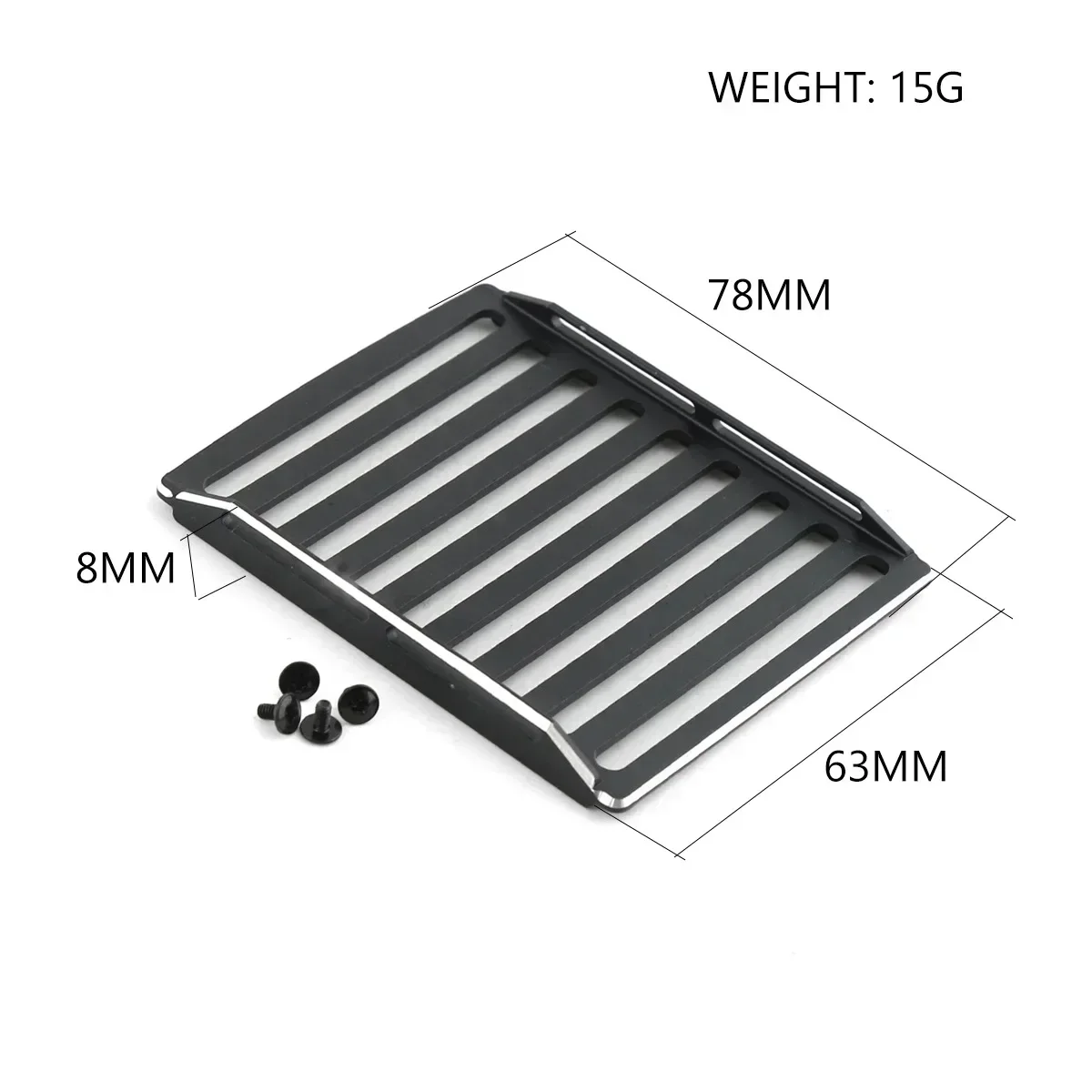 Portaequipajes AXIAL SCX24 1/24, accesorio modificado para Je ep Wrangler Shell Soft Shell