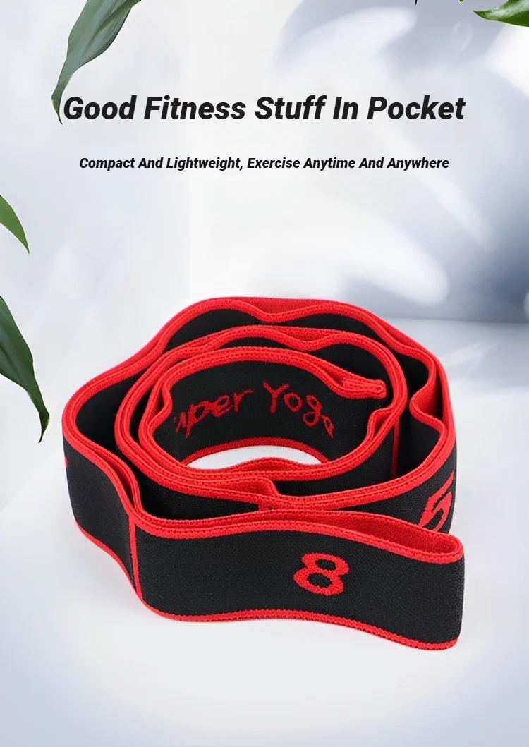 8 Section Style Dance Resistance Band Yoga Stretching Pilates Fitness Digital Elasticity Elastic Stretch Training Tension Belt Sdeac2903cbc742bb8bd56ca3083d4524B