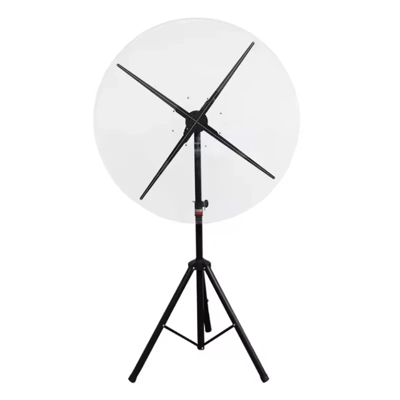 Wifi 3D Fashion LED Naked Eye Holographic Projection Advertising Fan Player Projector Display Equipment Hologram Light