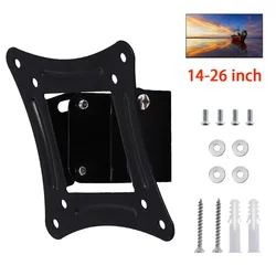 Universal TV Wall Mounted Bracket  75/100mm pitch Fixed Flat TV Frame Stand Holder Tilt Angle for 14-26inch LCD LED Vesa Monitor