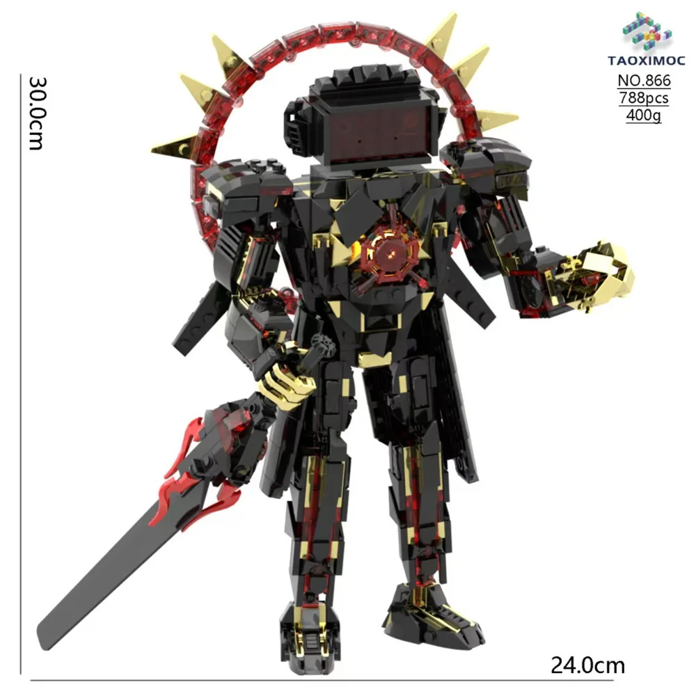 Skibidi toilette bloc de construction jouets caméraman horloge homme haut-parleur Tv homme Skibidi toilette perceuse haut-parleur homme Titan Clockman