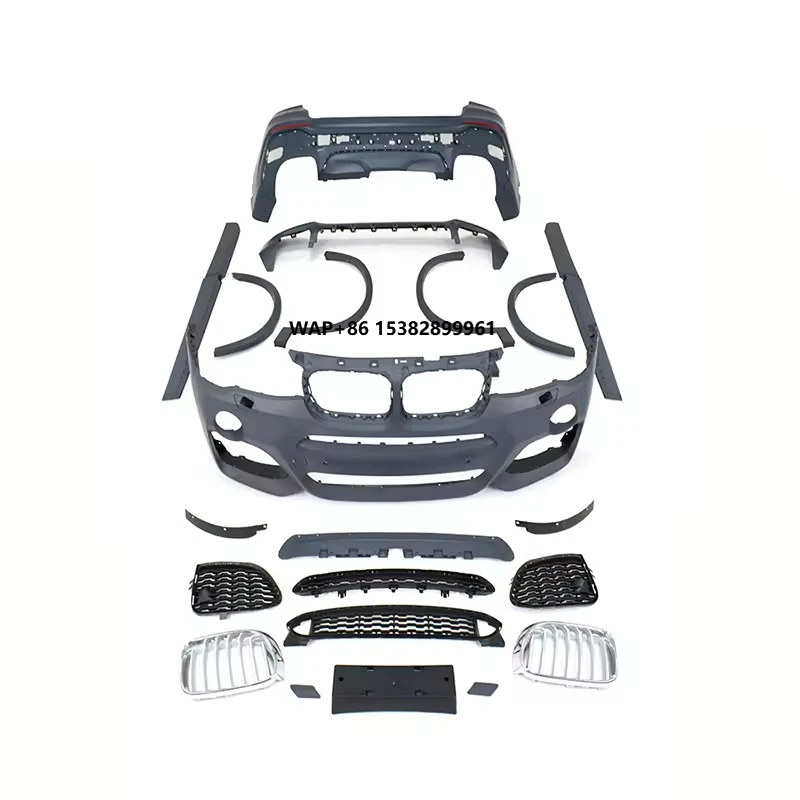 

F26 MT Body Kit PP Car Bumpers Kit for X4 F26 2013-2017 Year Car Full Facelift Tuning Parts